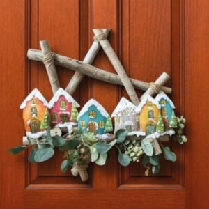 Corona Decorativa “Pueblo en Totuma”